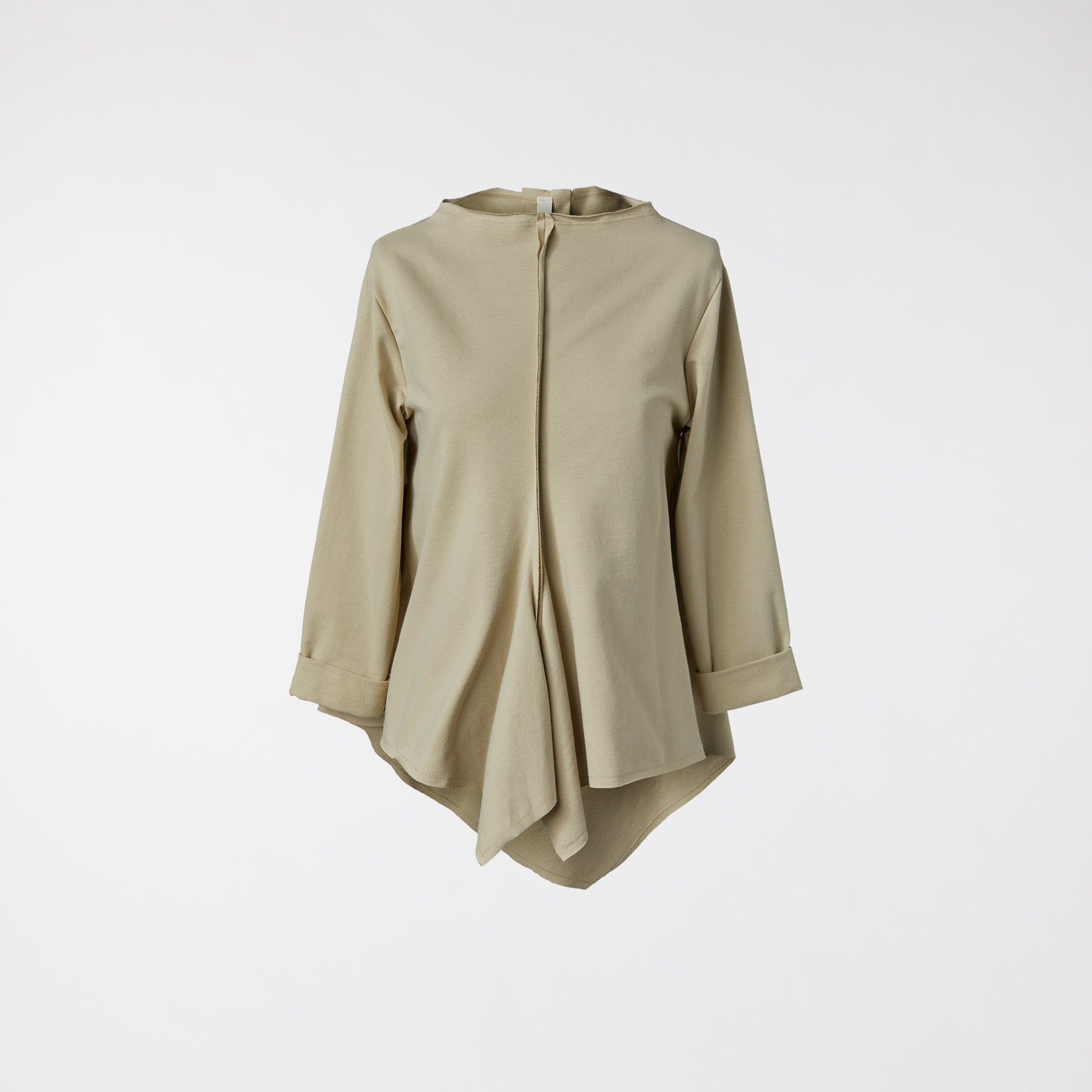 SWEAT-SHIRT ASYMÉTRIQUE BEIGE