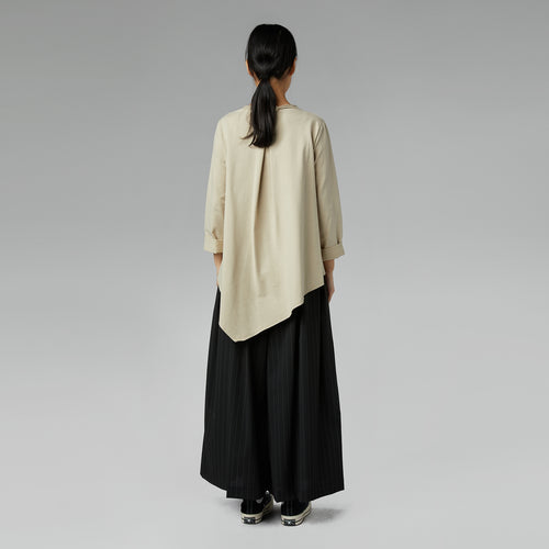 BLUZA ASYMETRYCZNA CZARNA