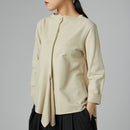 BLUZA ASYMETRYCZNA CZARNA