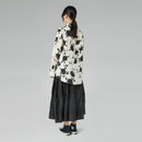 BLUSA CON STAMPA FLOREALE