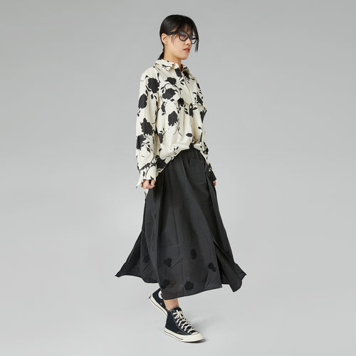 BLUSA CON STAMPA FLOREALE