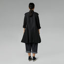 KAMIZELKA Z BAWEŁNY Z ZAMKIEM CZARNYM