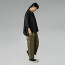 ASYMMETRIC SHIRT IN COTTON FABRIC WHITE