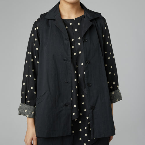 VEST WITH BUTTONS GRAY