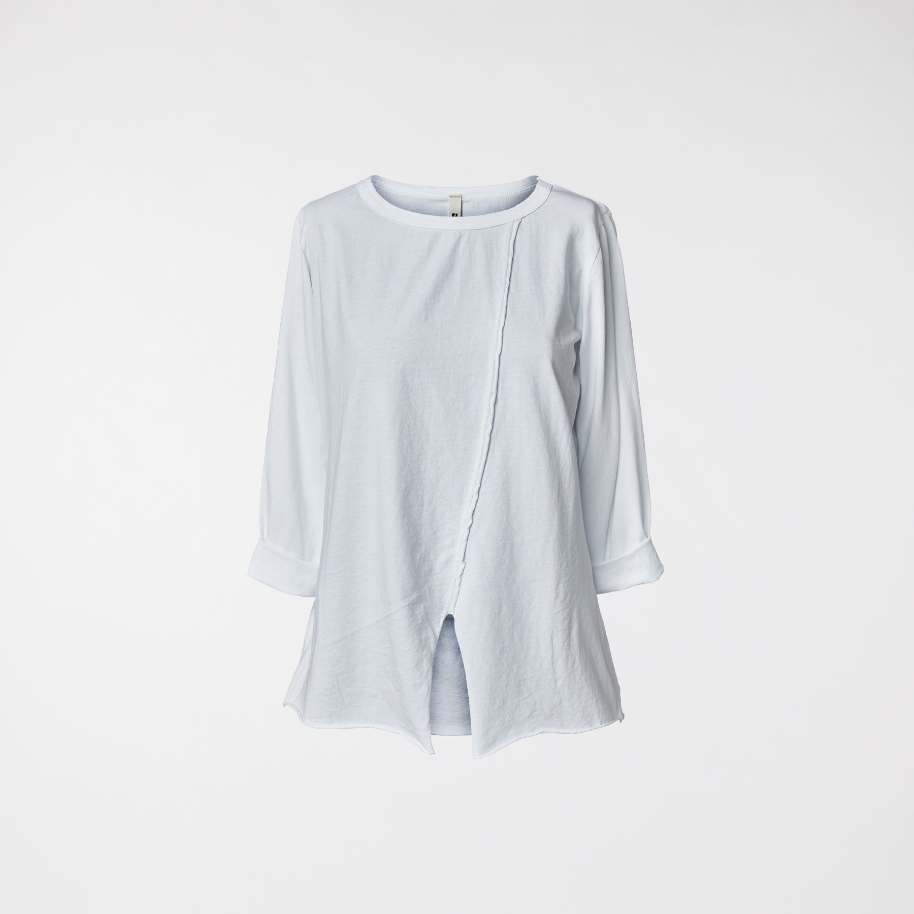 CAMISETA CON ABERTURA BLANCO