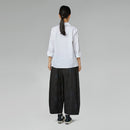 CAMICIA CON MEZZO COLLO BIANCA