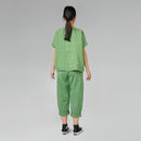 PANTALONI REGULAR FIT IN TESSUTO DI COTONE MARRONE