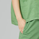 PANTALONI REGULAR FIT IN TESSUTO DI COTONE MARRONE