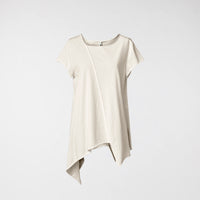 ASYMMETRIC T-SHIRT BEIGE