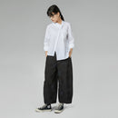 CAMICIA CON MEZZO COLLO BLU