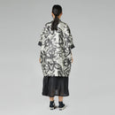 PEARLY KIMONO JACKET WITH FLOWERS