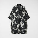 FLORAL KIMONO JACKET EMBOSSED