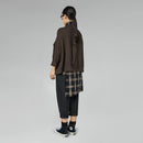 PANTALON AMPLES NOIR AVEC POCHES AVANT