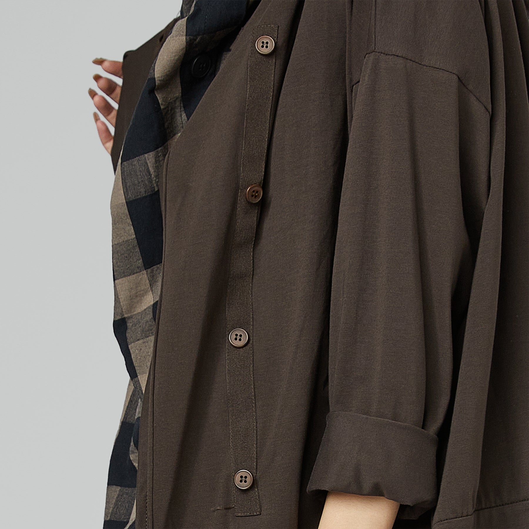 PANTALON AMPLES NOIR AVEC POCHES AVANT