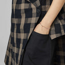 PANTALON AMPLES NOIR AVEC POCHES AVANT