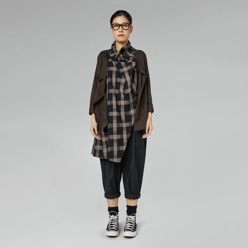 LOOSE TROUSERS WITH FRONT POCKETS GREY