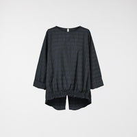 BLUSA CON ELASTICO SULL'ORLO