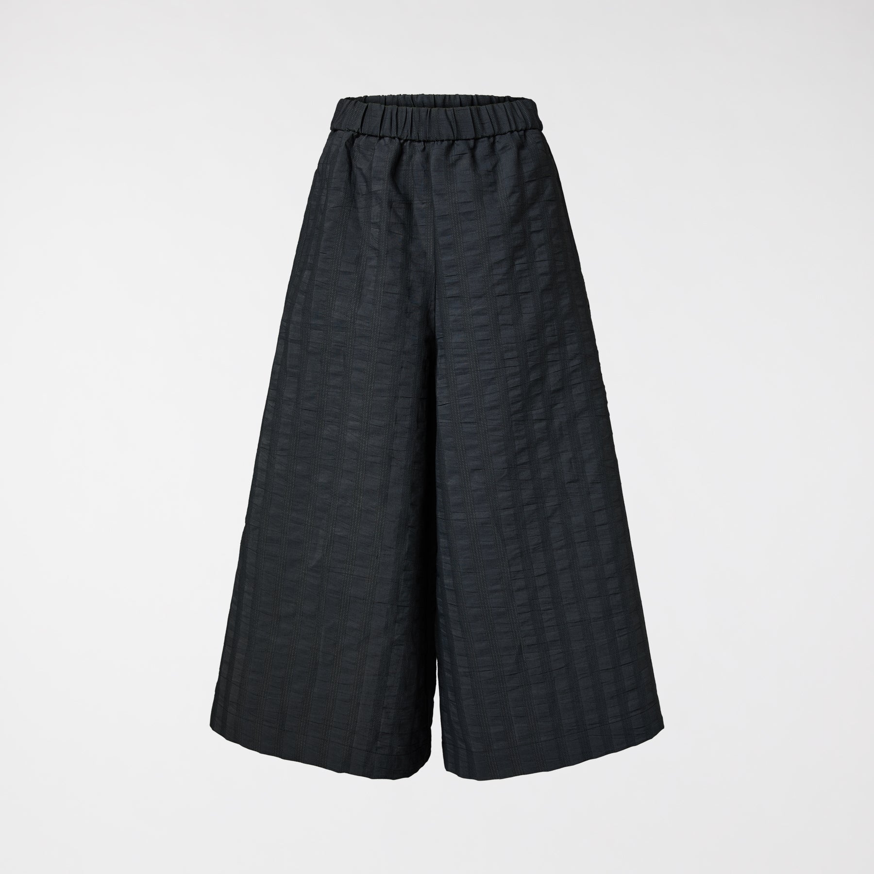 PANTALONI LARGHI IN TESSUTO SEERSUCKER