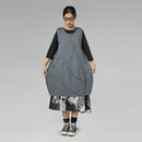 SUKIENKA BALONOWA Z ZEWNĘTRZNYMI PRZESZYCIAMI SZARA