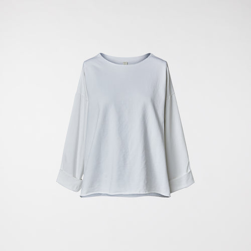 BASIC LIGHTWEIGHT SWEATSHIRT WHITE