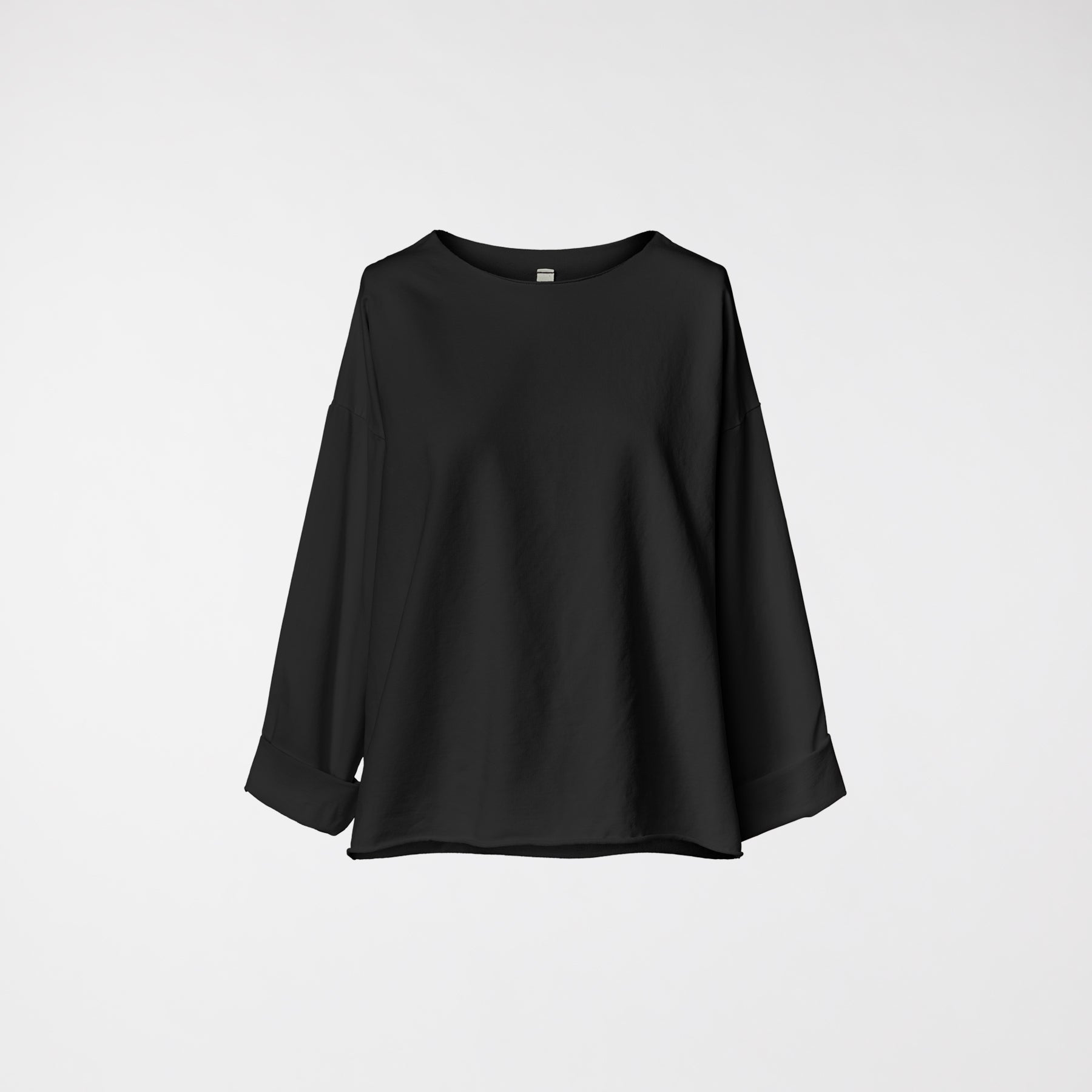 BASIC LIGHTWEIGHT SWEATSHIRT BLACK