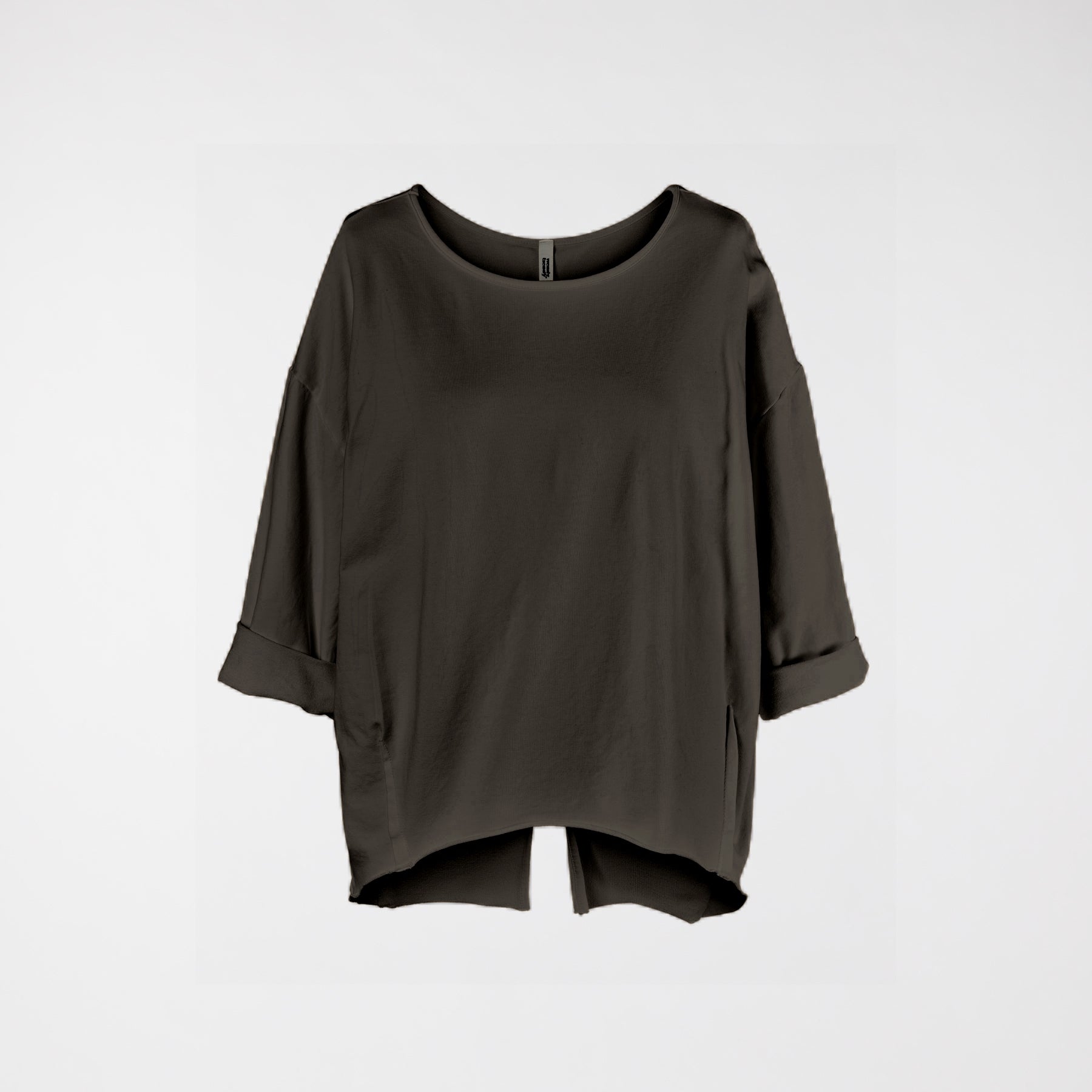 SWEATSHIRT WITH BACK SPLIT