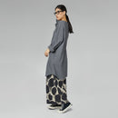 BIG POLKA DOT COTTON TROUSERS