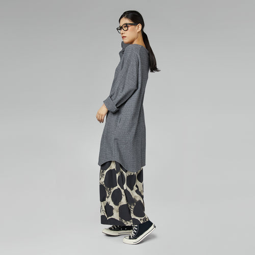 BIG POLKA DOT COTTON TROUSERS