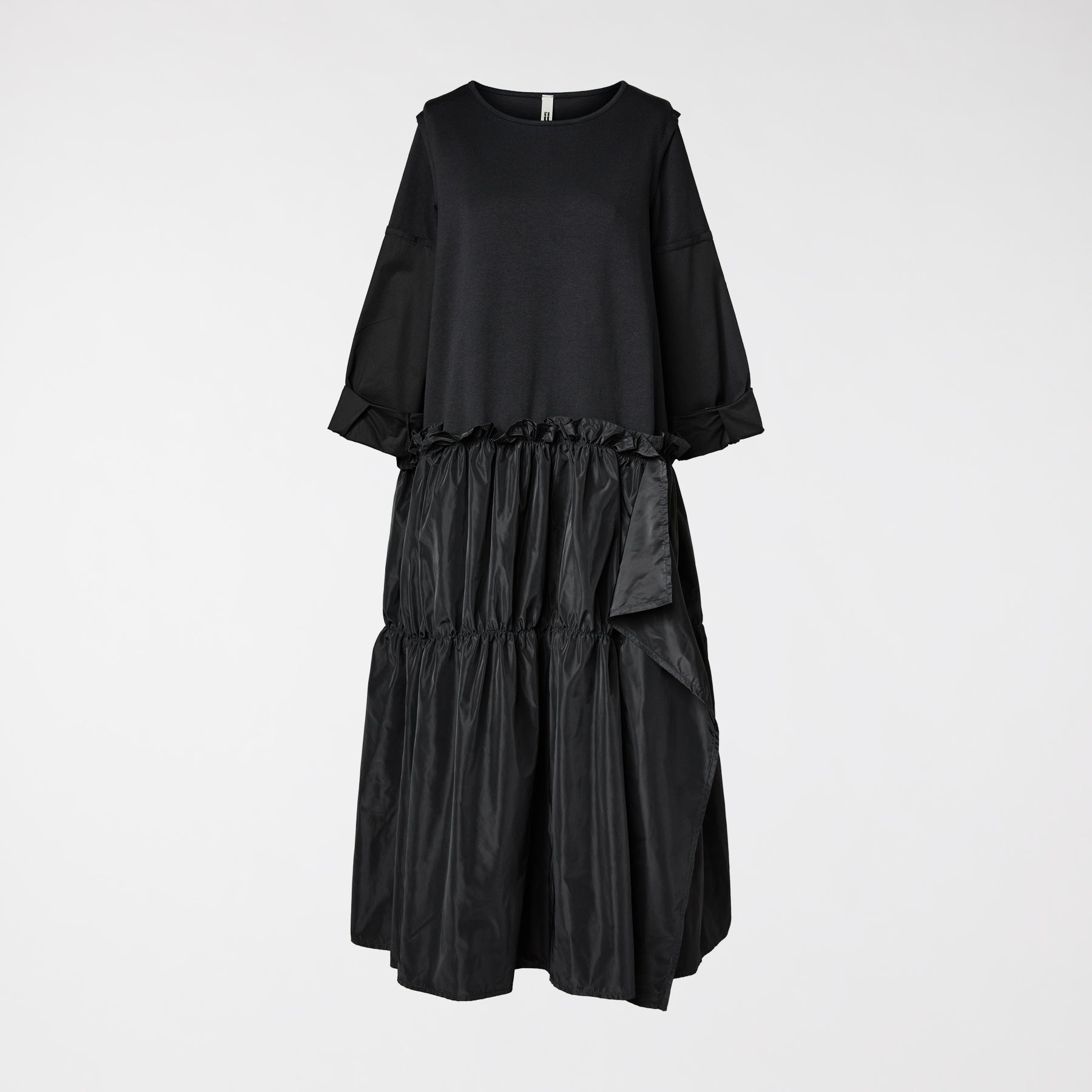 DRESS WITH SKIRT IN TAFFETA