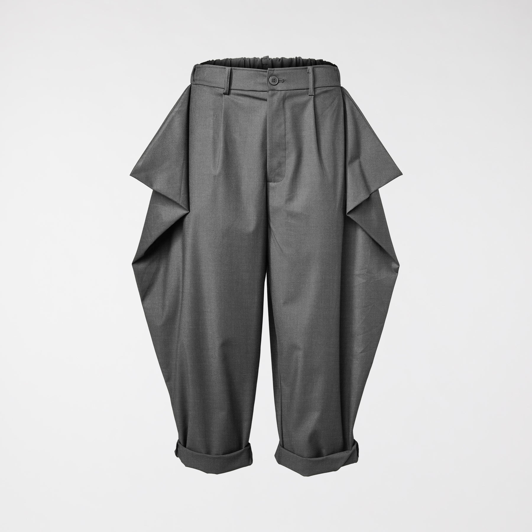 PANTALONES CON PANELES LATERALES GRIS