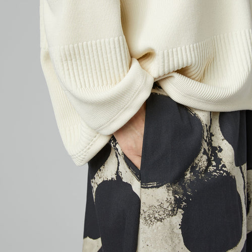 BIG POLKA DOT COTTON TROUSERS