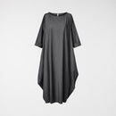 DŁUGA SUKIENKA JAJECZNA SZARA