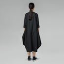 LONG EGG DRESS BLACK