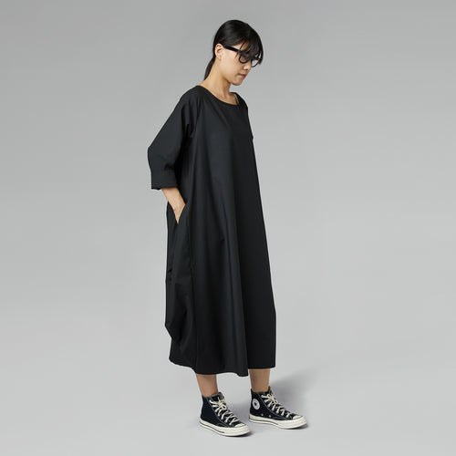 DŁUGA SUKIENKA JAJECZNA SZARA