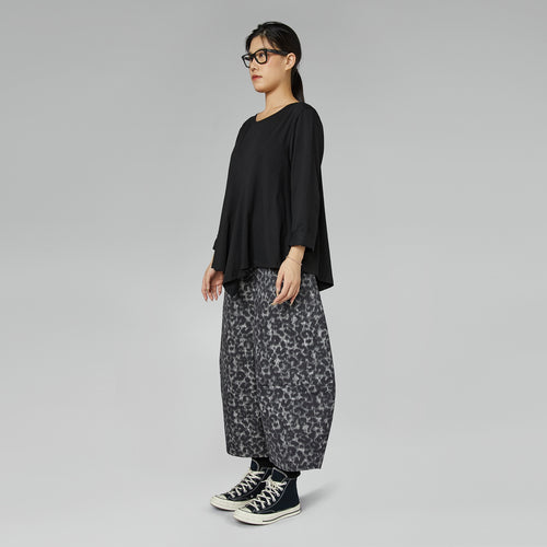 BALLOON TROUSERS IN LEOPARD PRINT