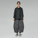 BALLOON TROUSERS IN LEOPARD PRINT