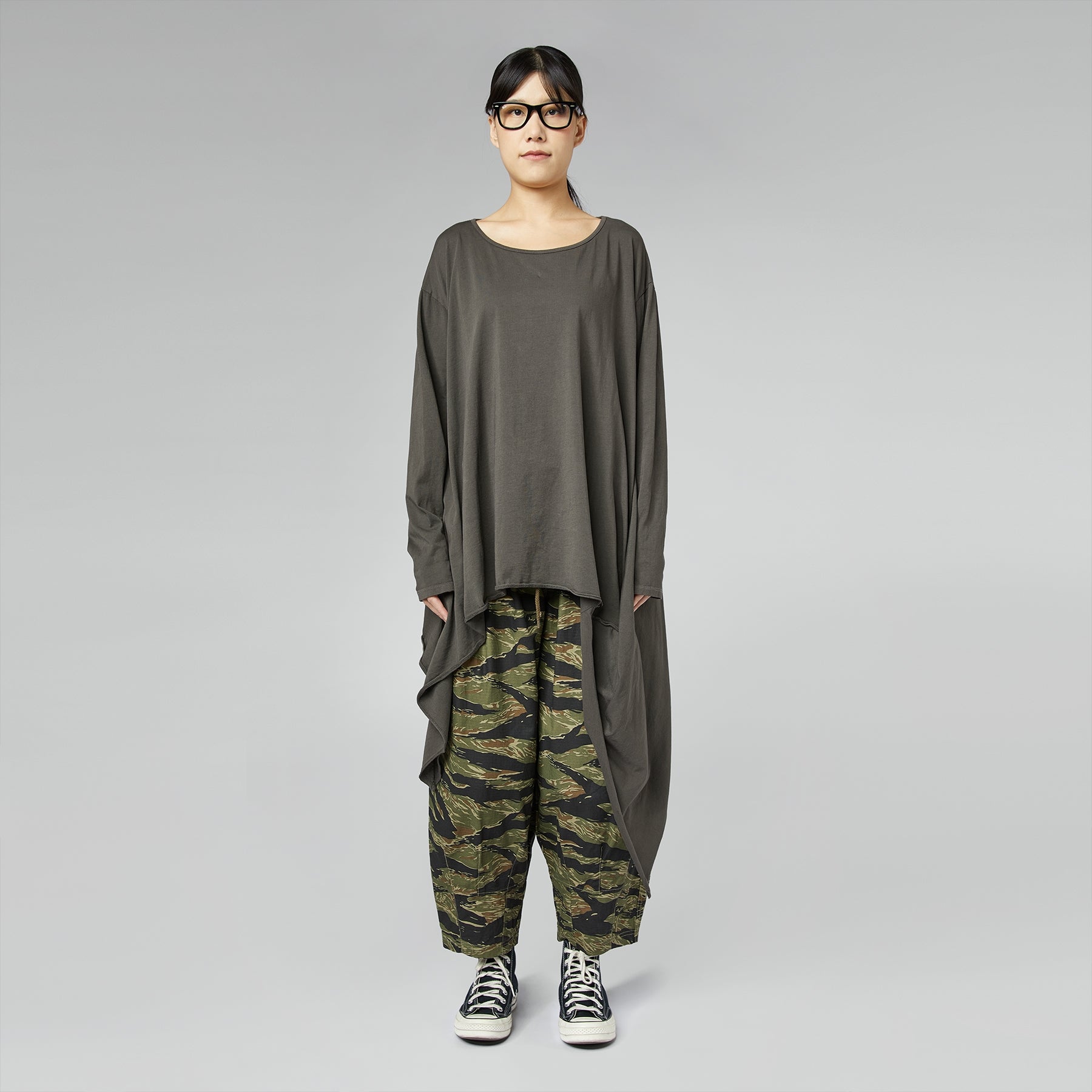 SIDE TOE T-SHIRT BLACK