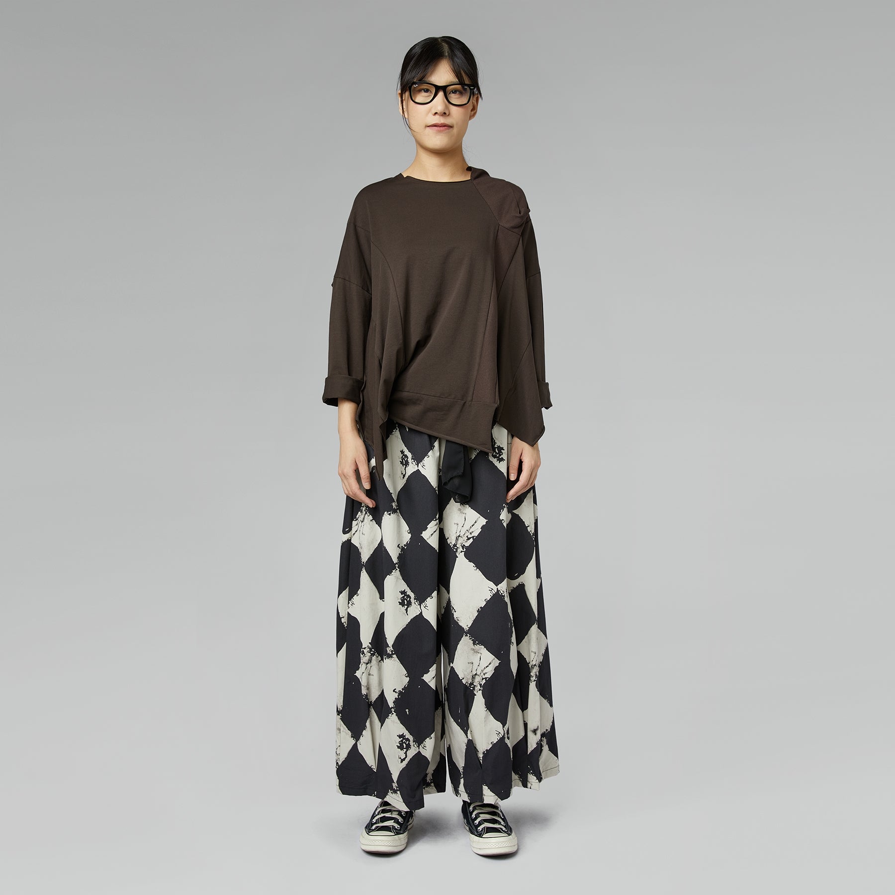 PANTALONES DE ALGODÓN A CUADROS