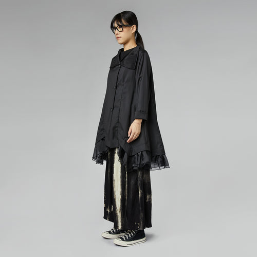 ELEGANT JACKET WITH TULLE