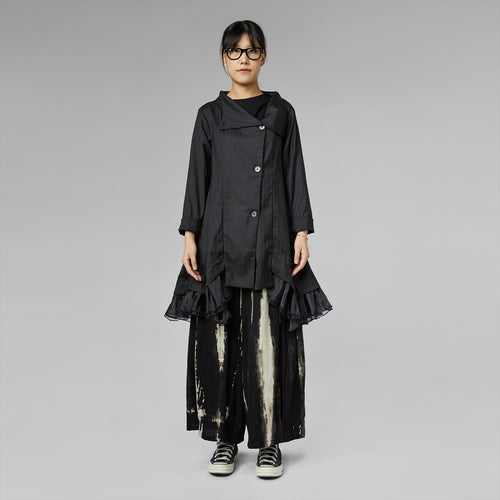 ELEGANT JACKET WITH TULLE