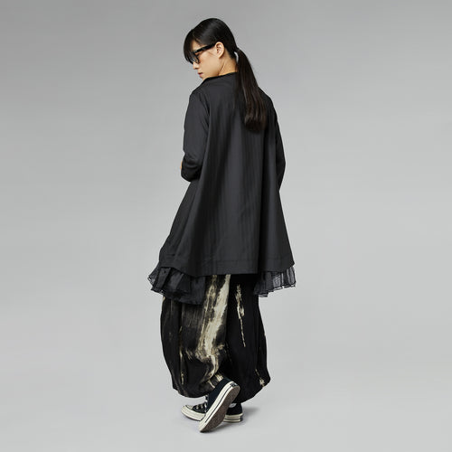 ELEGANT JACKET WITH TULLE