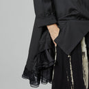 ELEGANT JACKET WITH TULLE