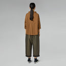 STRAIGHT TROUSERS IN COTTON BLEND BLACK