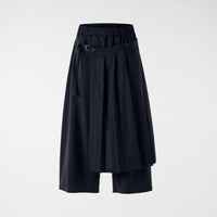 PANTALONI EFFETTO PAREO BLU