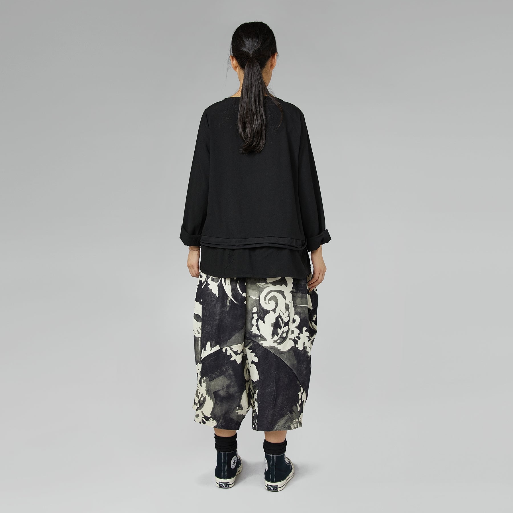 Spodnie bawełniane w prążki