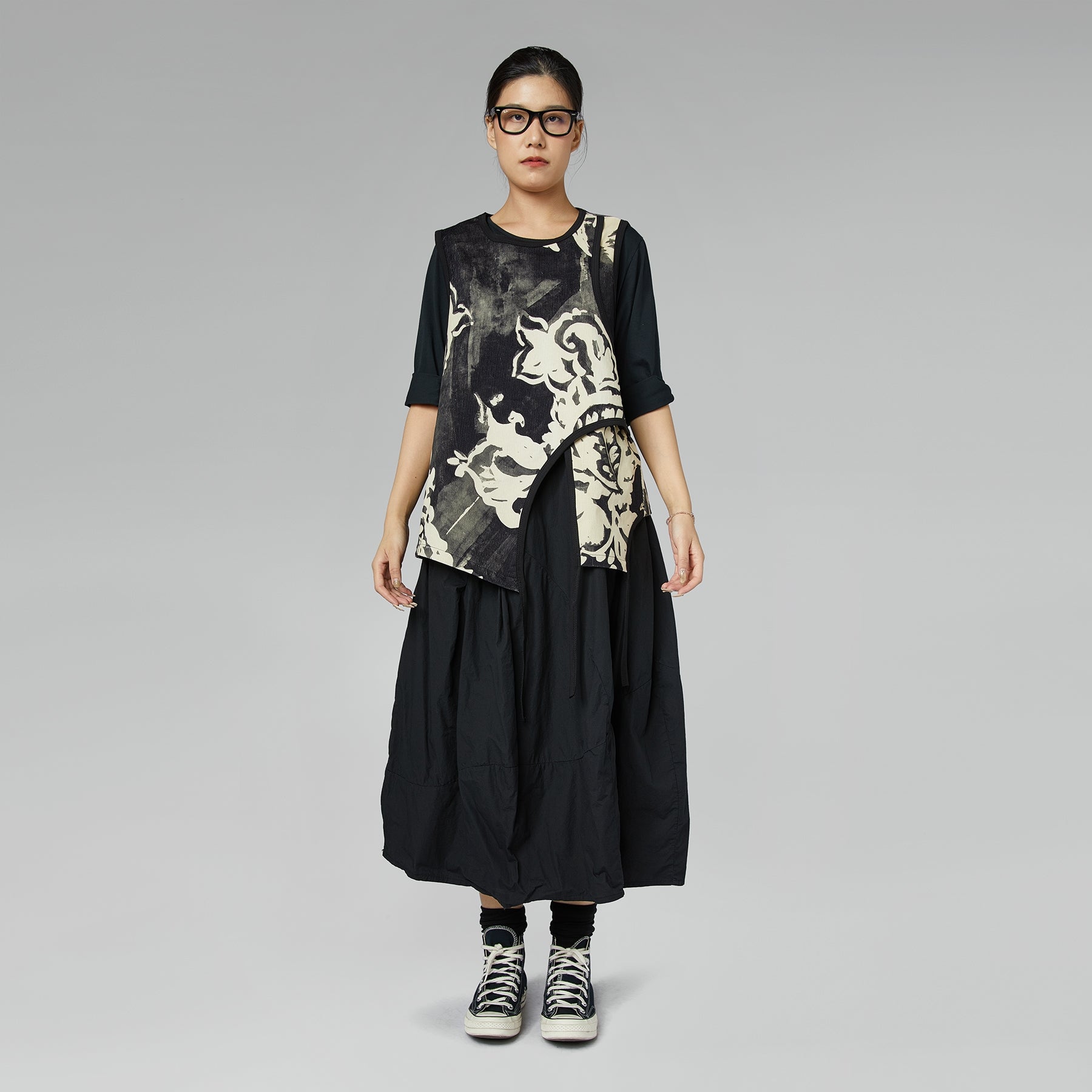 KAMIZELKA BAWEŁNIANA W PRĄŻKI