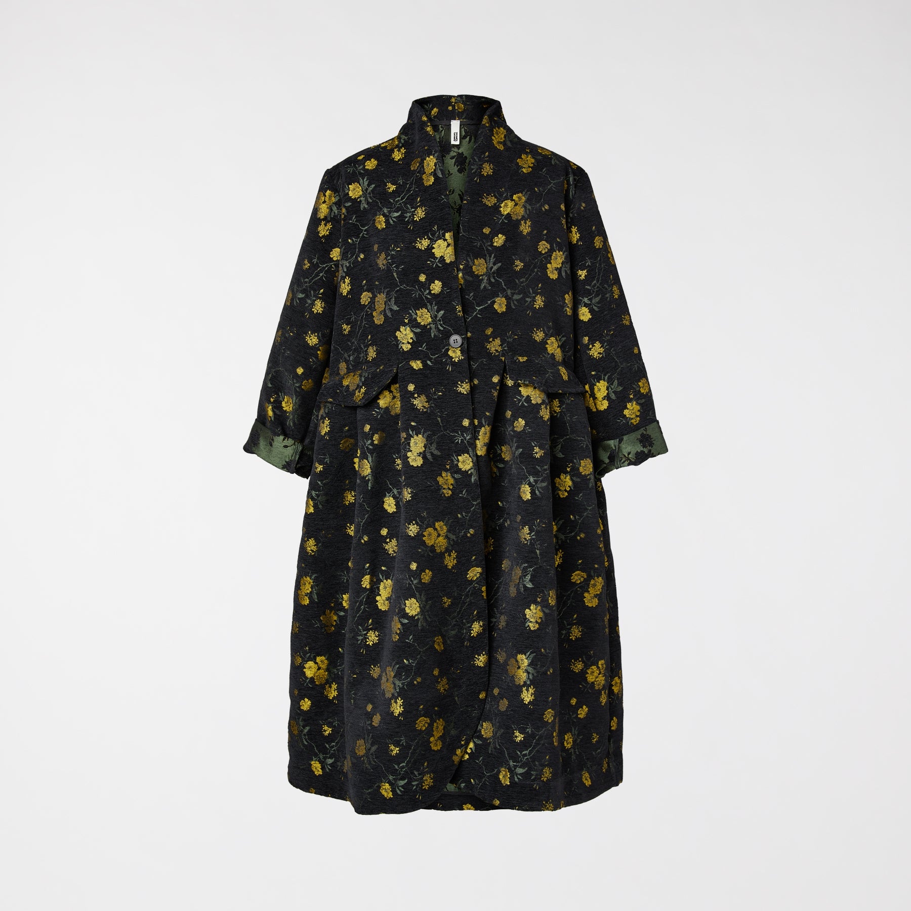 FLOWERED VELVET CARDIGAN