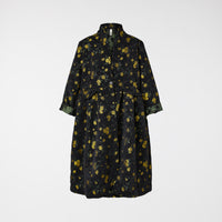 FLOWERED VELVET CARDIGAN