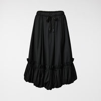 SKIRT WITH ROUCHE HEM