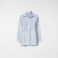 SHIRT WITH APPLIED POCKETS WHITE